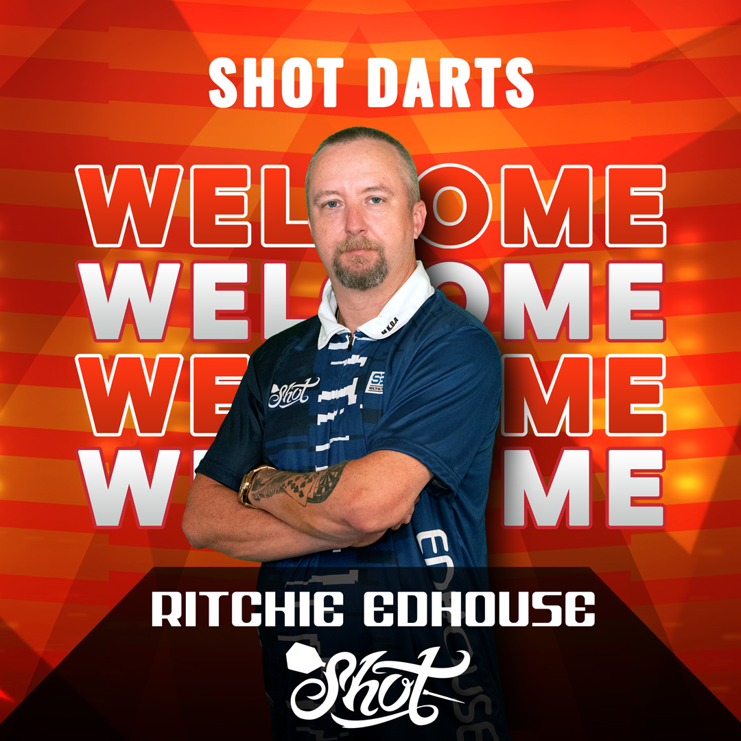 Ritchie Edhouse als nieuwe speler van Shot Darts