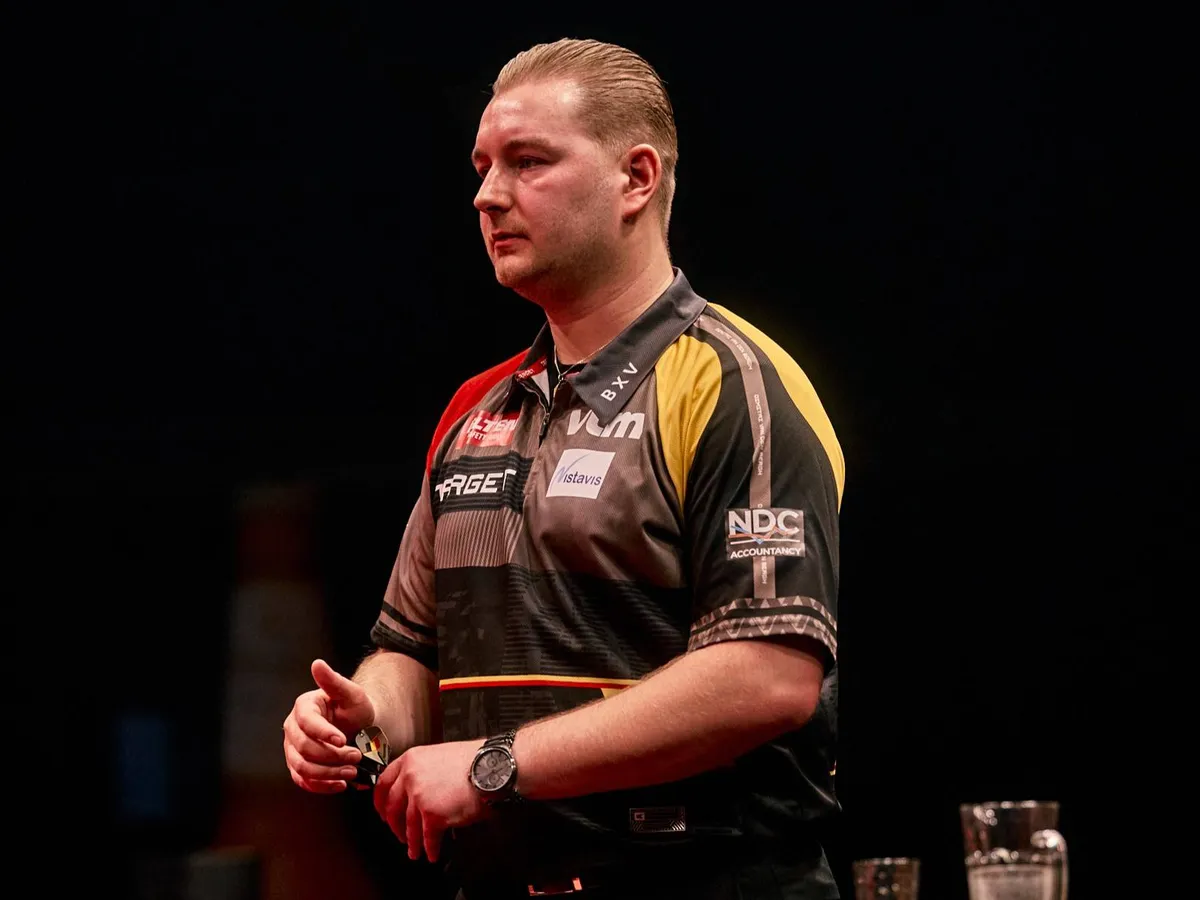 Dimitri Van den Bergh tijdens de Premier League-avond in Antwerpen